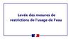 Sécheresse : Levée des restrictions pour l’ensemble du département du Doubs