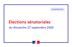 Elections sénatoriales 2020