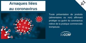 Attention aux arnaques liées au contexte épidémique de  Coronavirus COVID-19