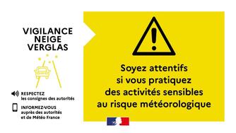 Vigilance jaune SMS pour risque de neige-verglas dans le Doubs